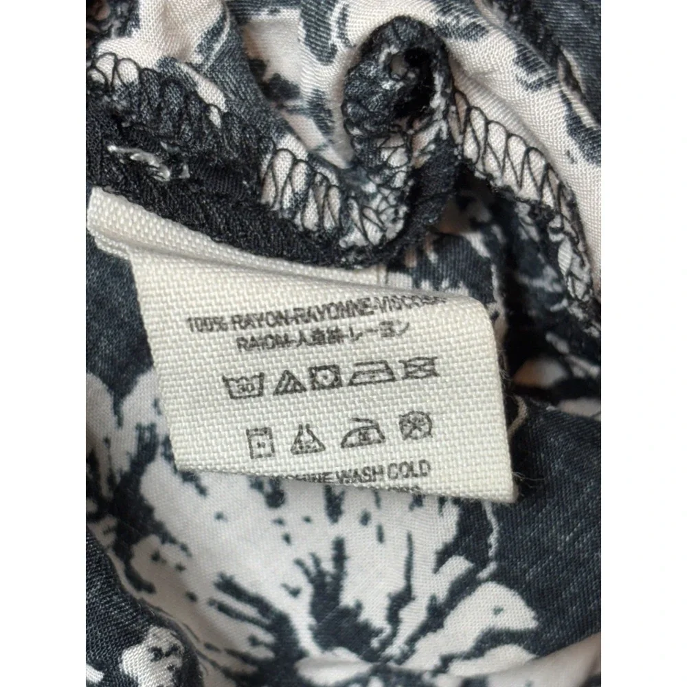 Free People Wide Flare Leg Flowy Floral Shorts 3.5